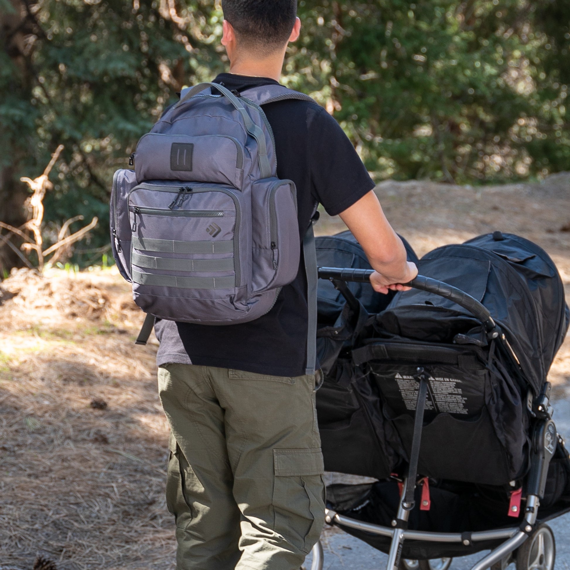 Backpack Diaper Bag, Dark Gray, Unisex, Infant, Child