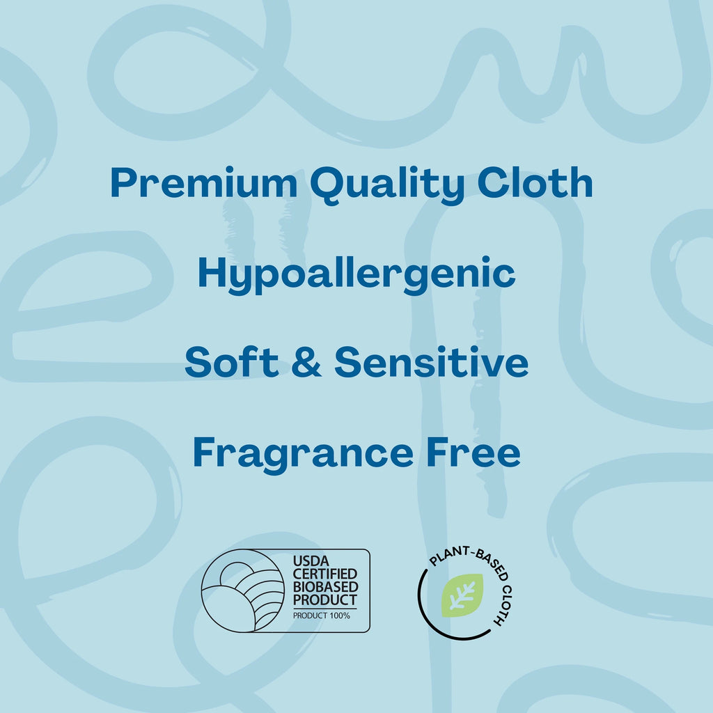 Baby Wipes, 600 Unscented Plant-Based Wipes, 10 Pouch Box (Choose Your Count)