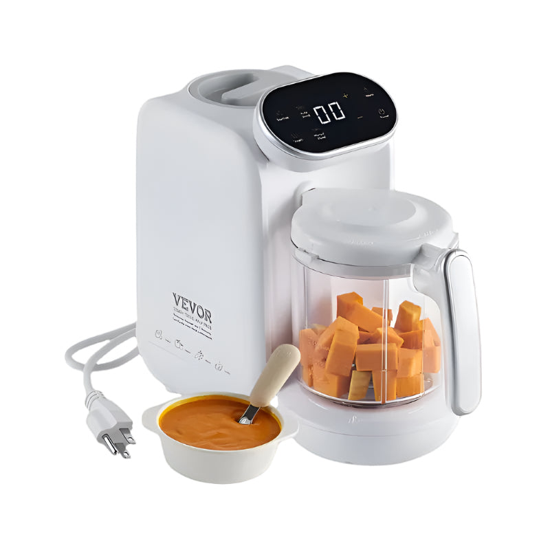 Baby Food Maker 430W with 750 Ml Tritan Bowl SUS304 5 in 1 Blender Steamer Grinder for Food Fruit Vegetable Meat